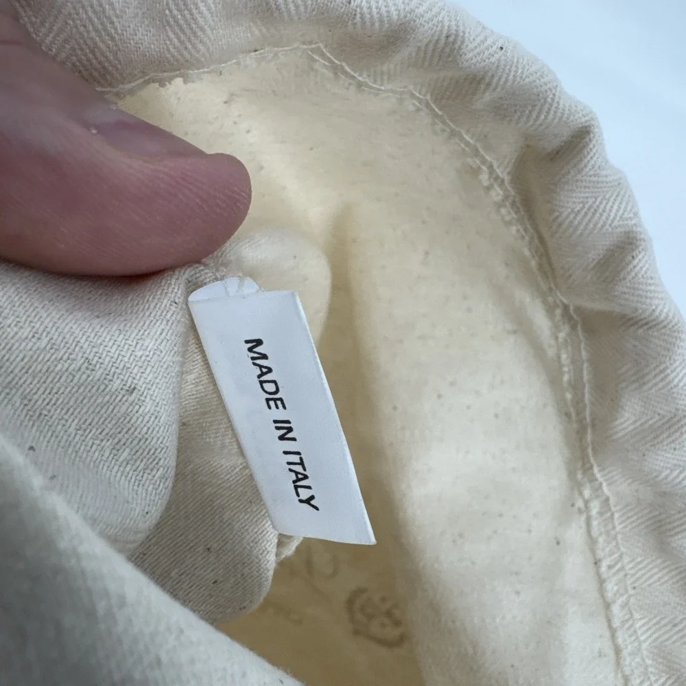 Loro Piana Open Walk Italy Shoe Dust Bag Cotton 15